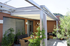 Unterglasmarkise von Mobau als Wintergartenbeschattung|Wintergartenbeschattung