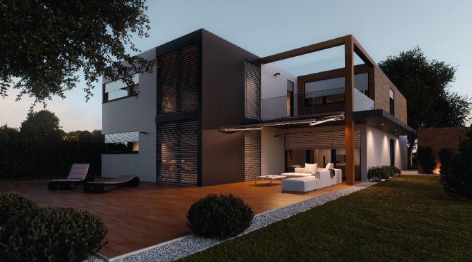 Sonnenschutz für Luxusimmobilien