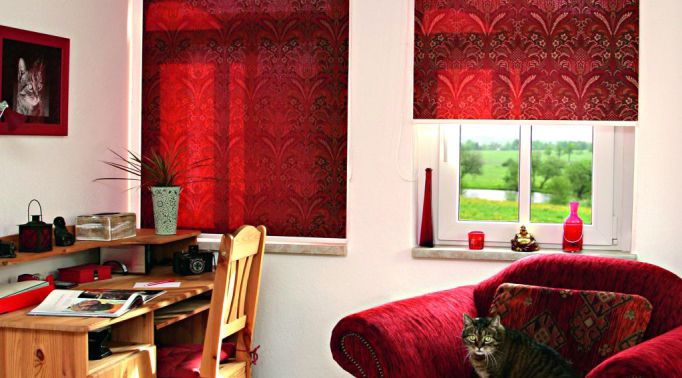 Raffrollos MHZ in Wohnzimmer